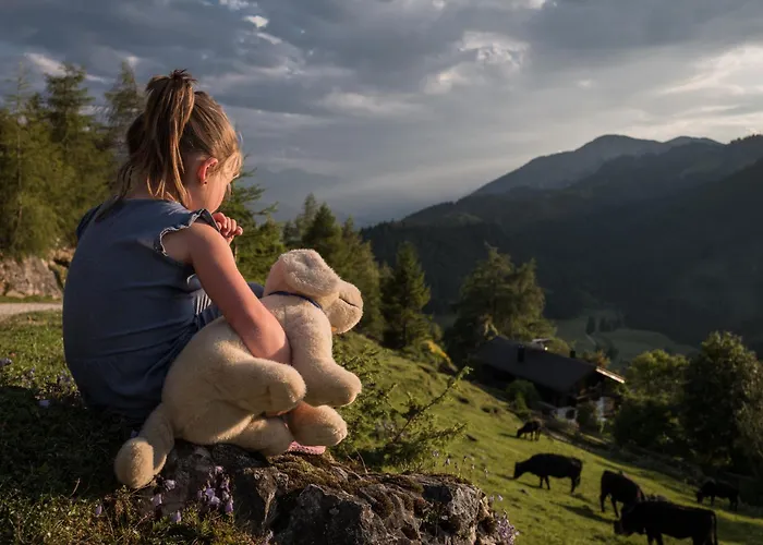 住宿加早餐酒店 Buchackeralm -1,5h Panoramic Walk Angerberg (Tyrol)